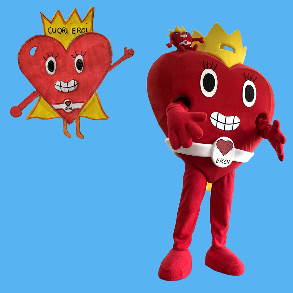 Harten Eori hart mascotte