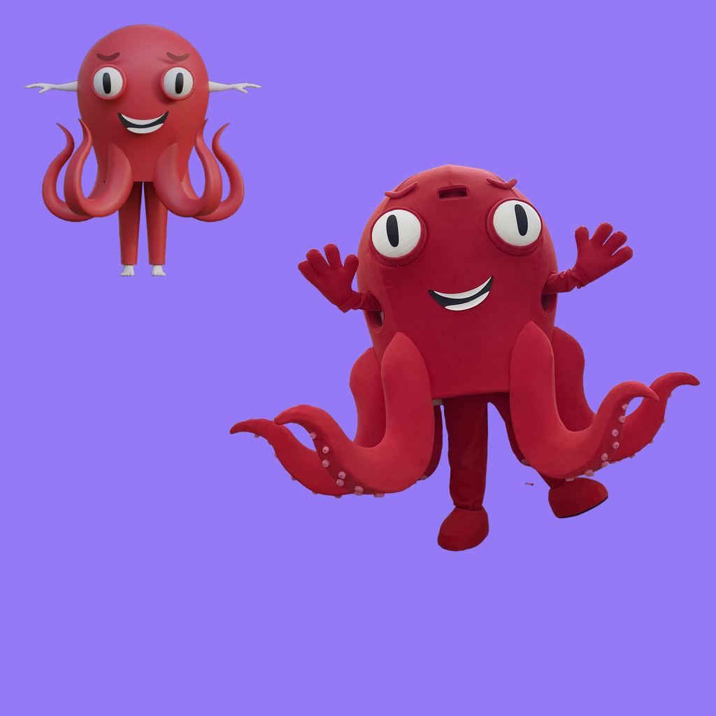 octopus mascotte
