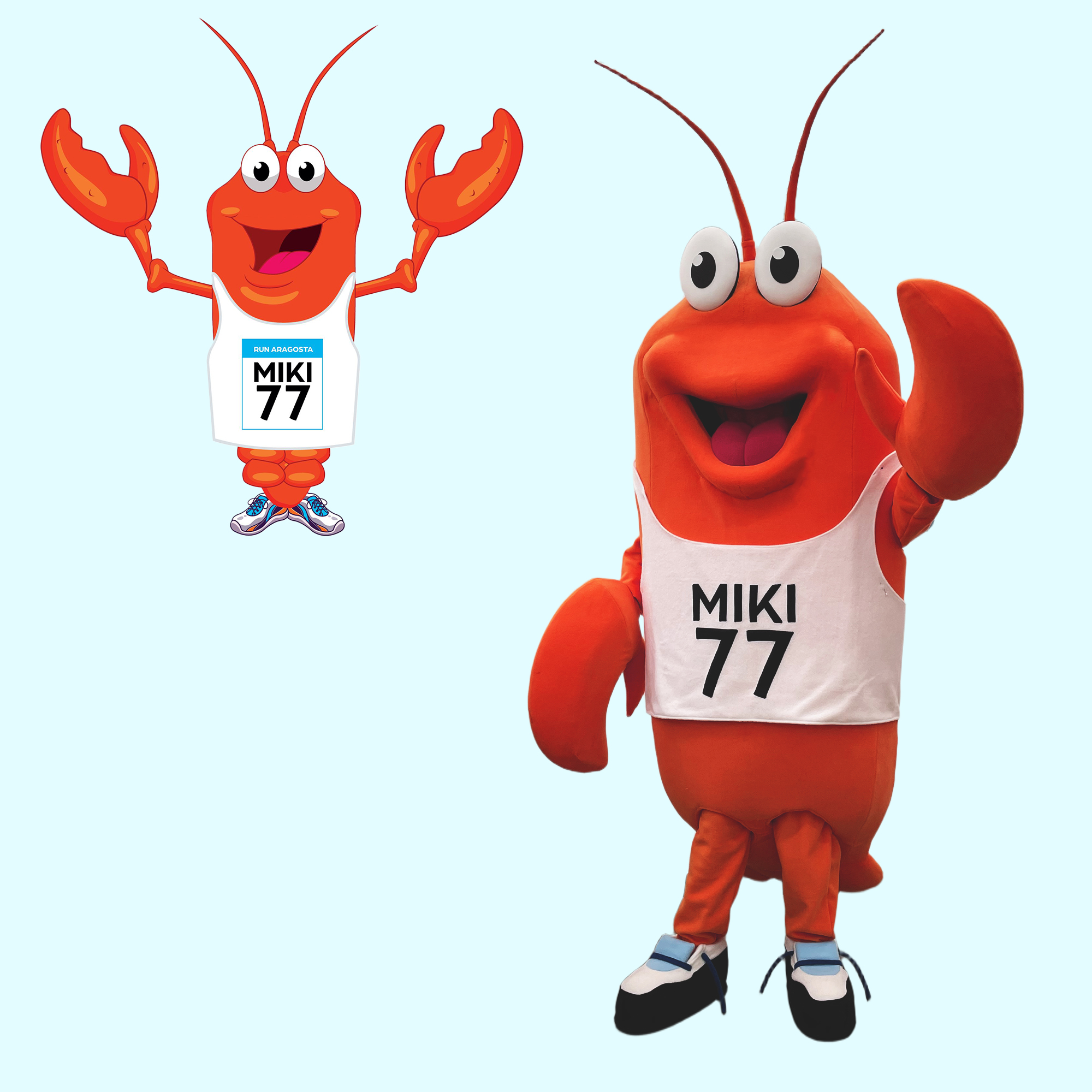 Mascotte Kreeft Miki